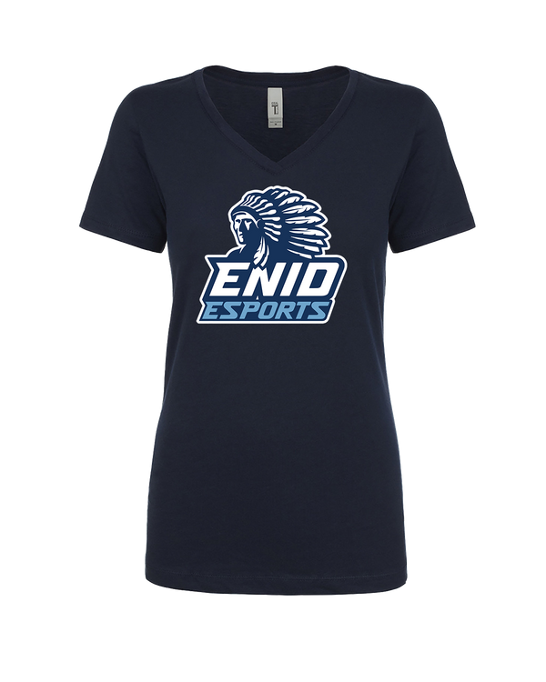 Enid HS Esports Logo - Womens V-Neck