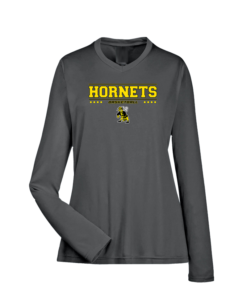 Enterprise HS  Girls Basketball Border - Womens Performance Long Sleeve