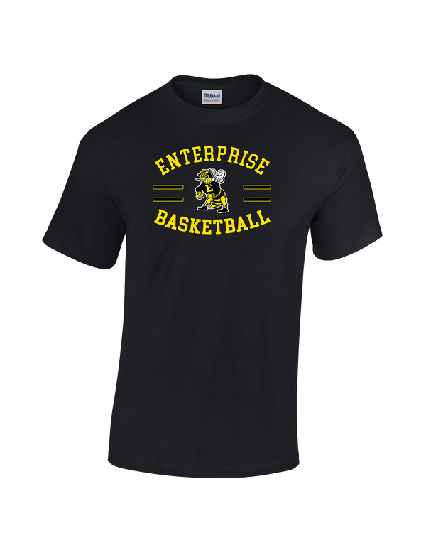 Enterprise HS  Girls Basketball Curve - Cotton T-Shirt