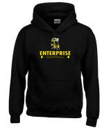 Enterprise HS  Girls Basketball Stacked - Cotton Hoodie