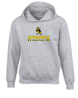 Enterprise HS  Girls Basketball Stacked - Cotton Hoodie