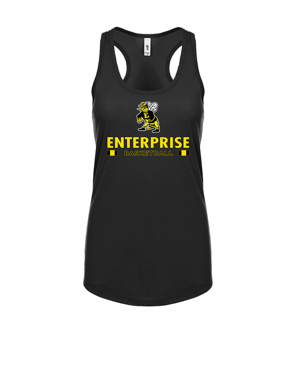 Enterprise HS  Girls Basketball Stacked - Womens Tank Top