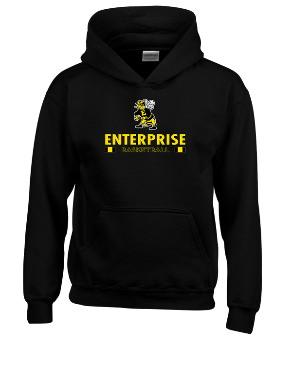 Enterprise HS  Girls Basketball Stacked - Youth Hoodie