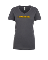 Enterprise HS Baseball Lines - Womens Vneck
