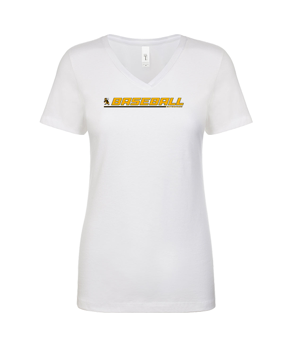 Enterprise HS Baseball Lines - Womens Vneck