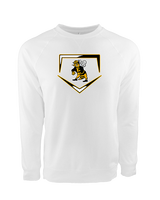 Enterprise HS Baseball Plate - Crewneck Sweatshirt