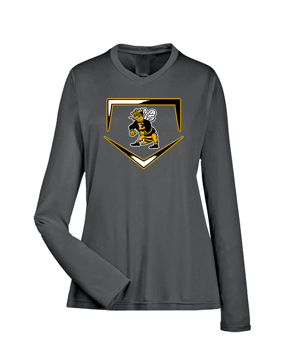 Enterprise HS Baseball Plate - Womens Performance Longsleeve