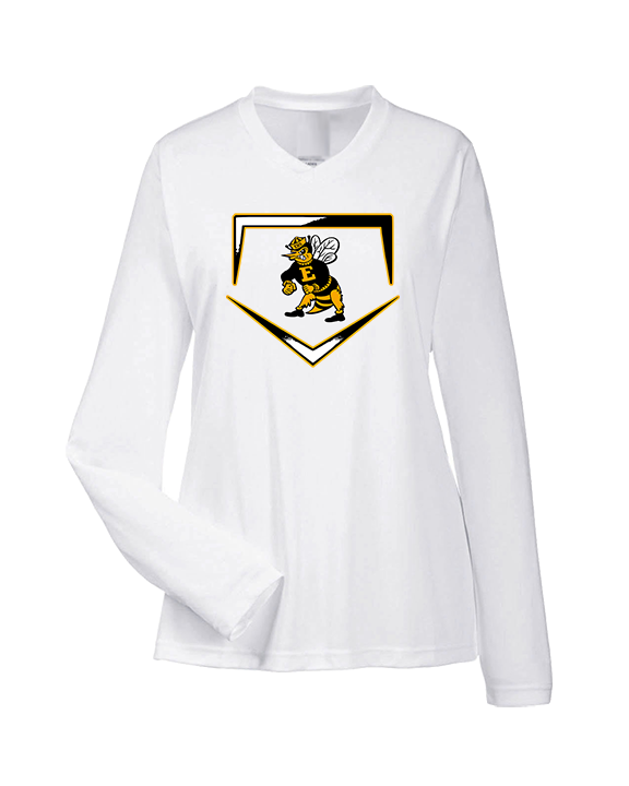 Enterprise HS Baseball Plate - Womens Performance Longsleeve