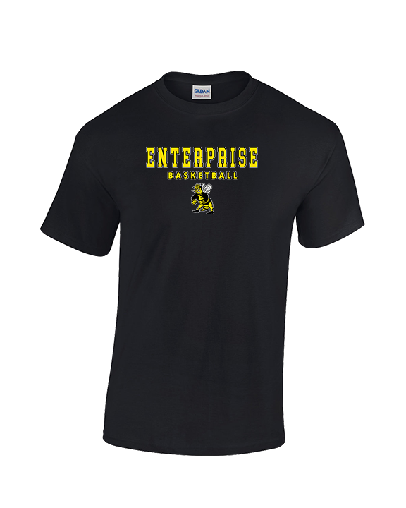 Enterprise HS Boys Basketball Block - Cotton T-Shirt