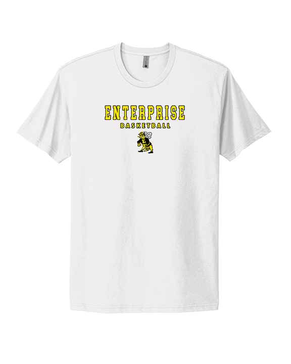 Enterprise HS Boys Basketball Block - Mens Select Cotton T-Shirt