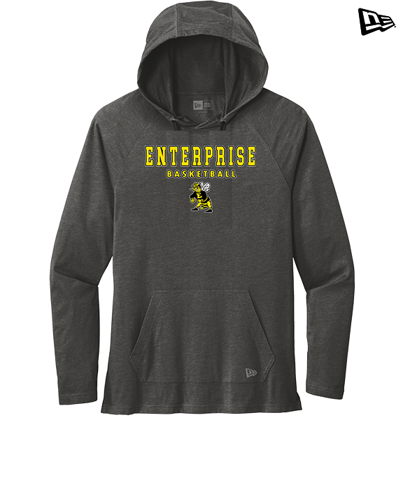 Enterprise HS Boys Basketball Block - New Era Tri-Blend Hoodie