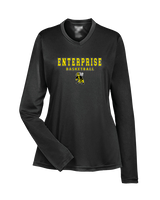 Enterprise HS Boys Basketball Block - Womens Performance Longsleeve