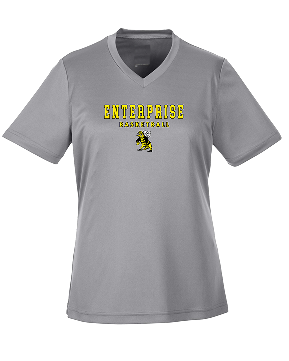 Enterprise HS Boys Basketball Block - Womens Performance Shirt