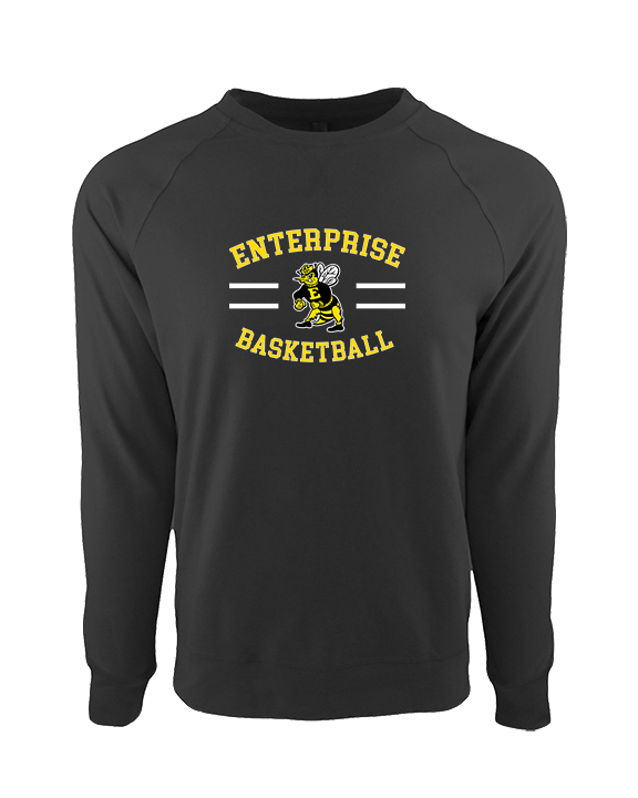 Enterprise HS Boys Basketball Curve - Crewneck Sweatshirt