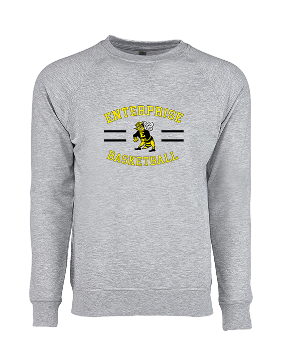 Enterprise HS Boys Basketball Curve - Crewneck Sweatshirt