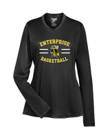 Enterprise HS Boys Basketball Curve - Womens Performance Longsleeve