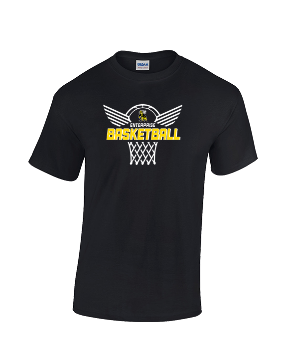 Enterprise HS Boys Basketball Nothing But Net - Cotton T-Shirt