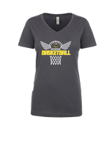 Enterprise HS Boys Basketball Nothing But Net - Womens Vneck