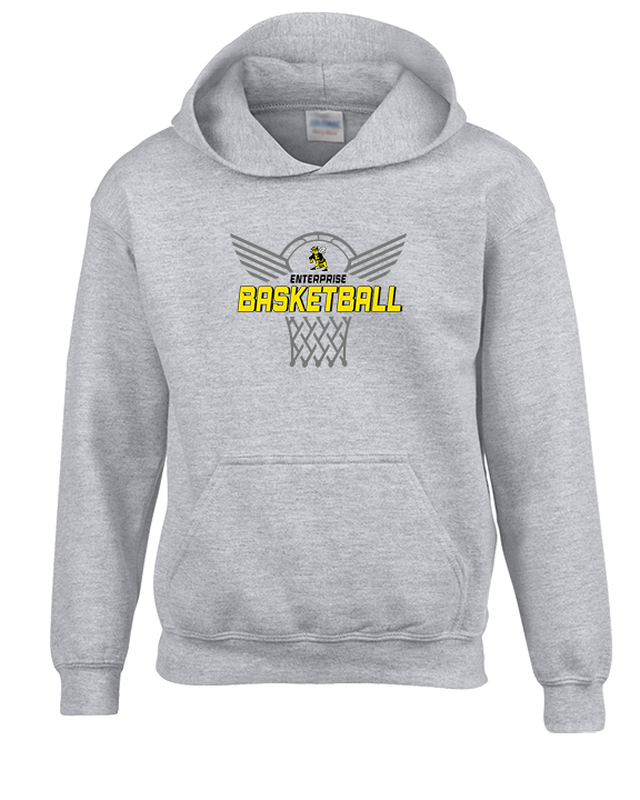 Enterprise HS Boys Basketball Nothing But Net - Youth Hoodie