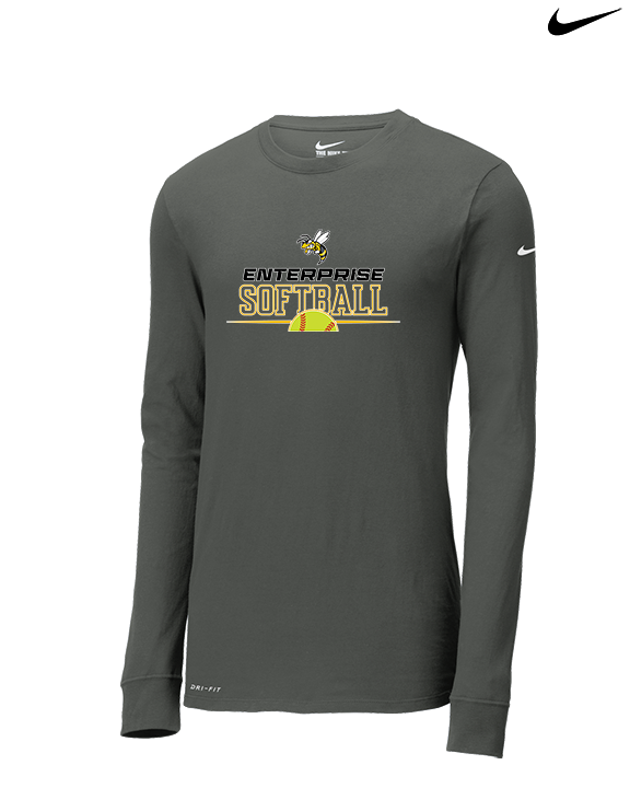Enterprise HS Softball Leave It - Mens Nike Longsleeve