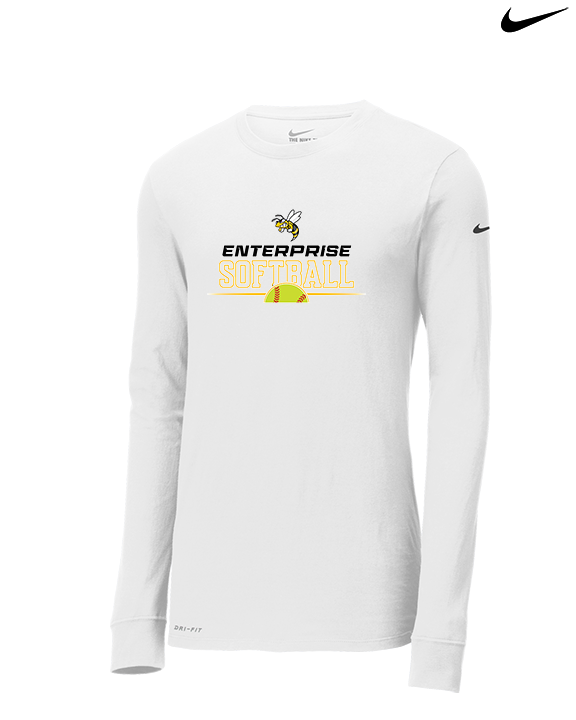 Enterprise HS Softball Leave It - Mens Nike Longsleeve