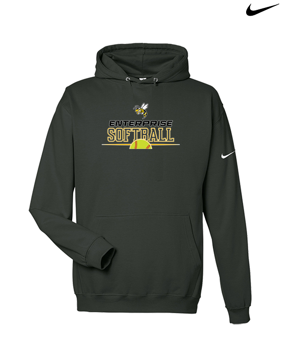 Enterprise HS Softball Leave It - Nike Club Fleece Hoodie
