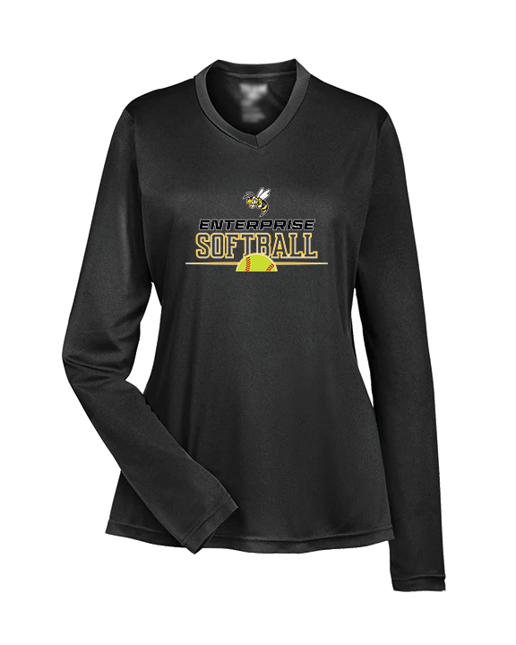Enterprise HS Softball Leave It - Womens Performance Longsleeve