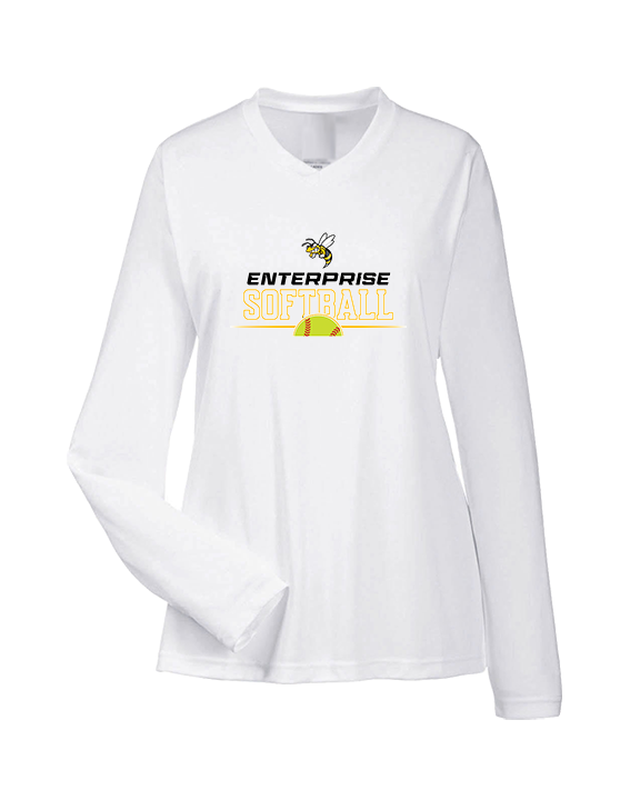 Enterprise HS Softball Leave It - Womens Performance Longsleeve