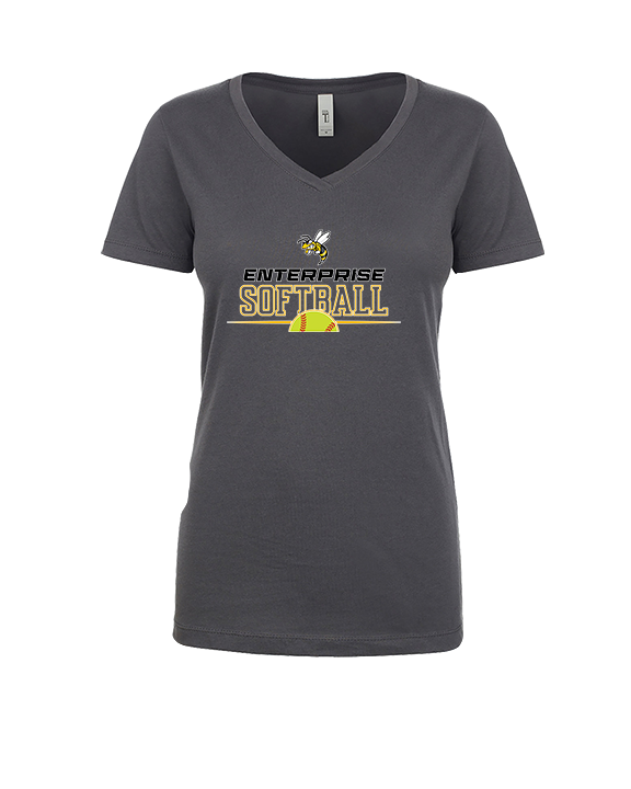 Enterprise HS Softball Leave It - Womens Vneck