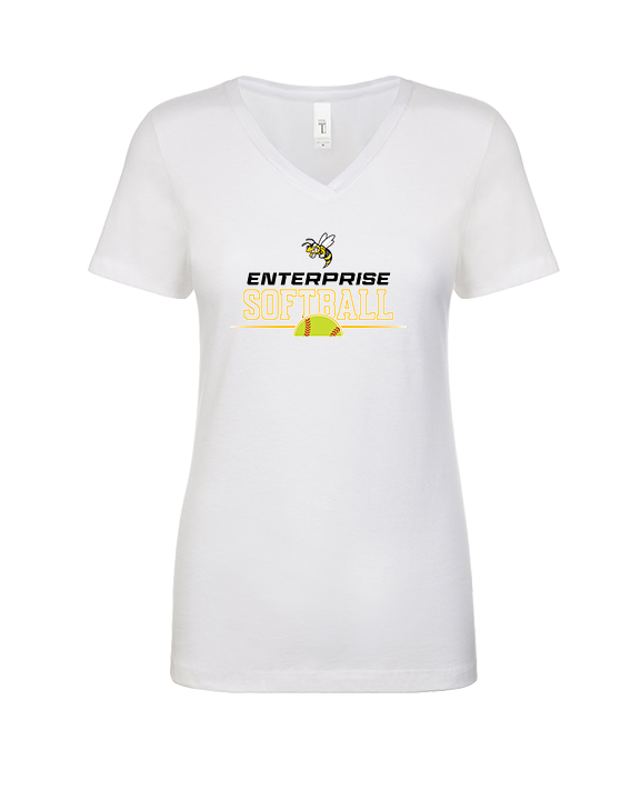 Enterprise HS Softball Leave It - Womens Vneck