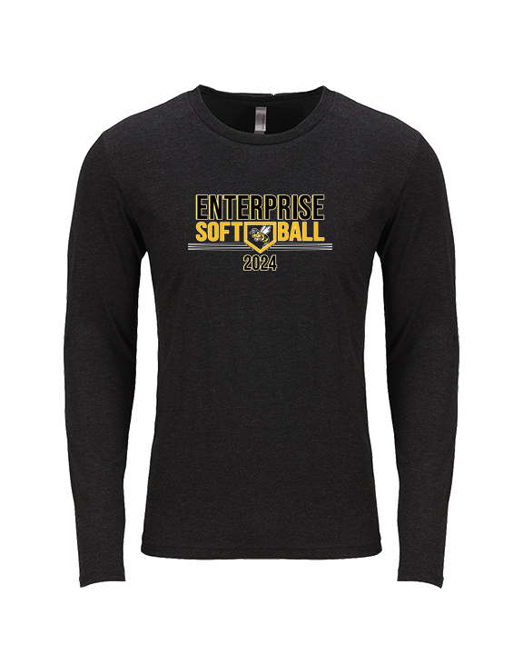 Enterprise HS Softball Softball - Tri-Blend Long Sleeve