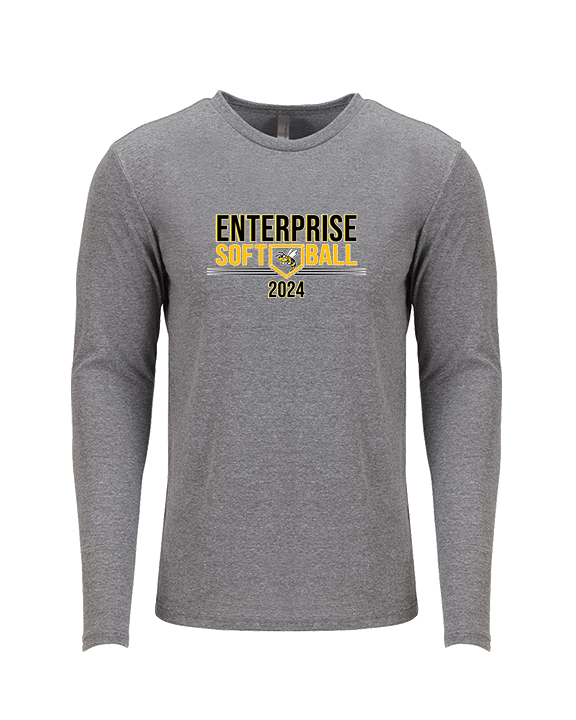 Enterprise HS Softball Softball - Tri-Blend Long Sleeve