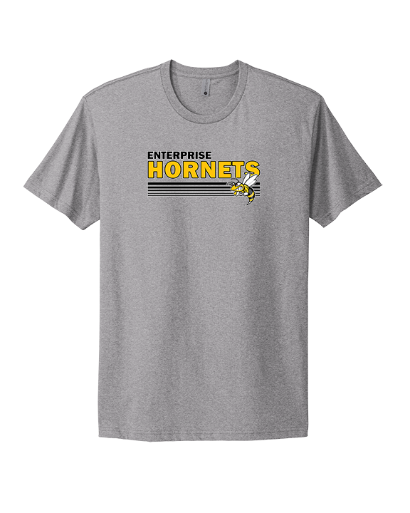 Enterprise HS Softball Stripes - Mens Select Cotton T-Shirt