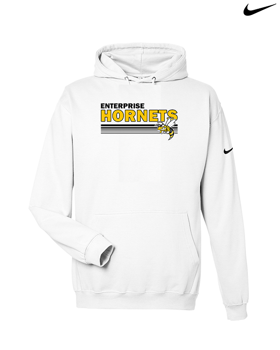 Enterprise HS Softball Stripes - Nike Club Fleece Hoodie