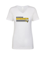 Enterprise HS Softball Stripes - Womens Vneck