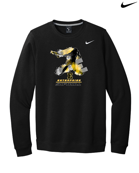 Enterprise HS Softball Swing - Mens Nike Crewneck