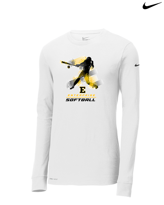 Enterprise HS Softball Swing - Mens Nike Longsleeve