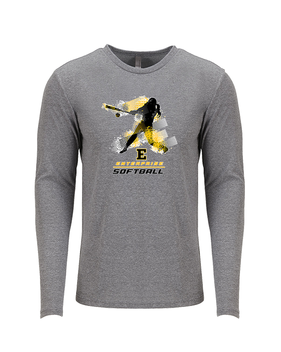 Enterprise HS Softball Swing - Tri-Blend Long Sleeve