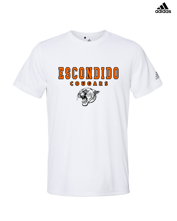 Escondido HS Athletics Block - Mens Adidas Performance Shirt