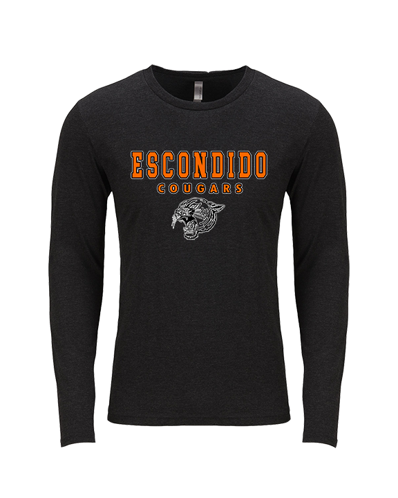 Escondido HS Athletics Block - Tri-Blend Long Sleeve