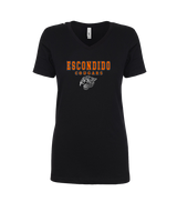 Escondido HS Athletics Block - Womens V-Neck