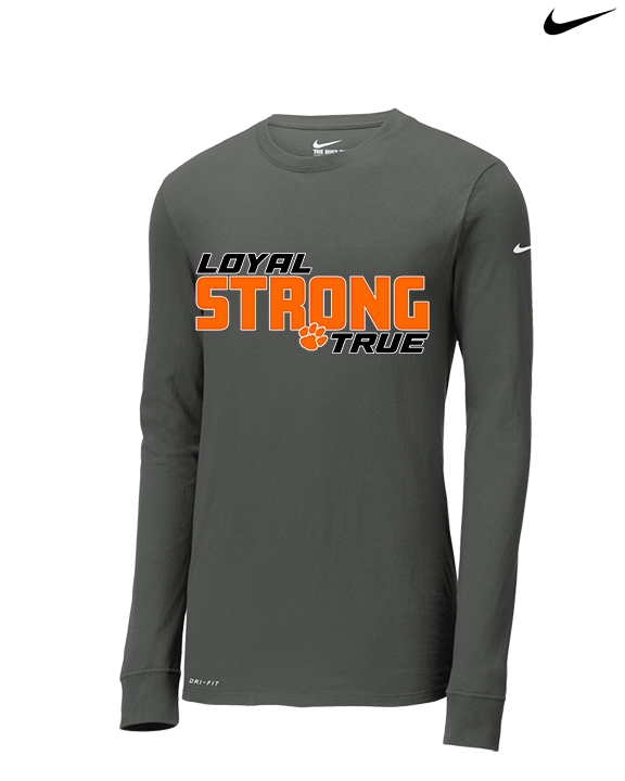 Escondido HS Athletics Bold - Mens Nike Longsleeve