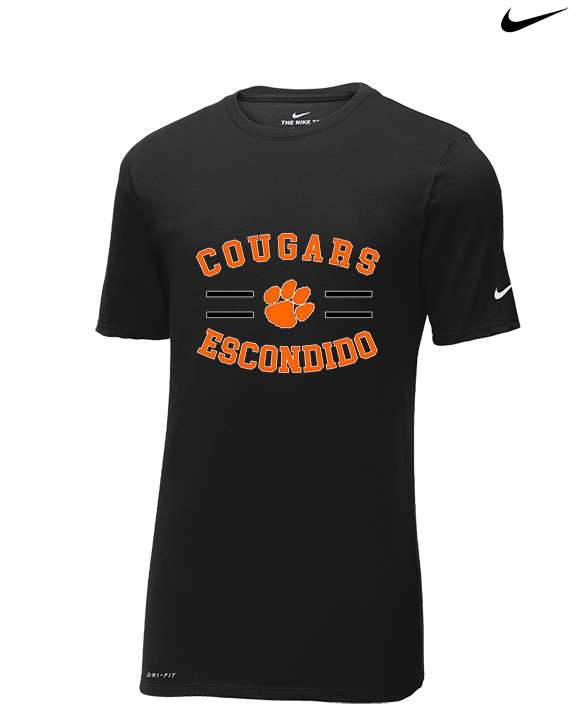 Escondido HS Athletics Curve - Mens Nike Cotton Poly Tee