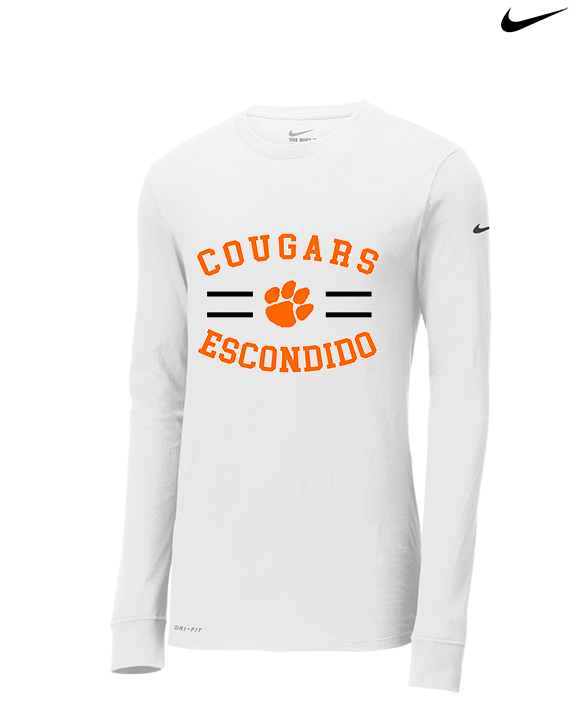 Escondido HS Athletics Curve - Mens Nike Longsleeve