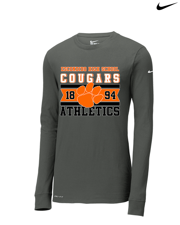 Escondido HS Athletics Stamp - Mens Nike Longsleeve