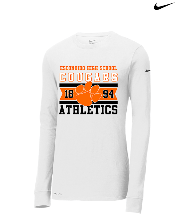 Escondido HS Athletics Stamp - Mens Nike Longsleeve
