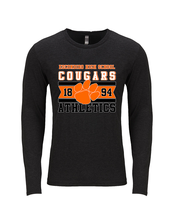Escondido HS Athletics Stamp - Tri-Blend Long Sleeve