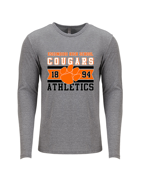 Escondido HS Athletics Stamp - Tri-Blend Long Sleeve