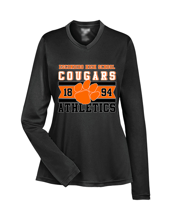Escondido HS Athletics Stamp - Womens Performance Longsleeve