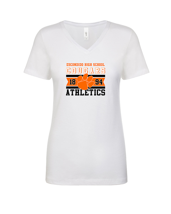 Escondido HS Athletics Stamp - Womens Vneck